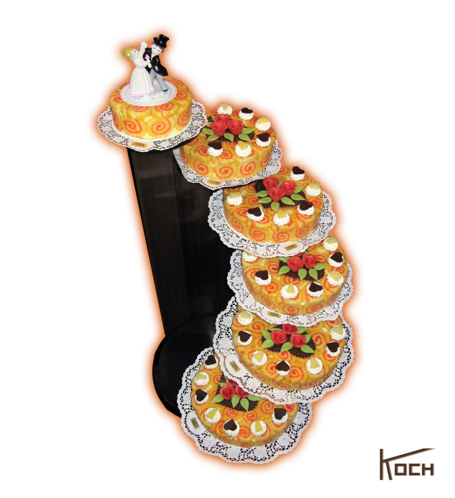 Himbeer Hochzeitstorte - Bäckerei - Confiserie Koch AG